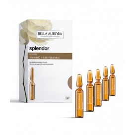 Splendor Booster Antiedad Vitamina C + Ac. Hialurónico Ampollas 5 udsx 2 ml